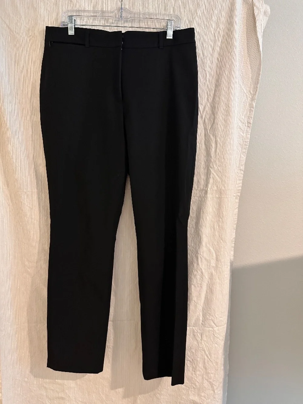 White House Black Market Elle Slim Black Pants 14L